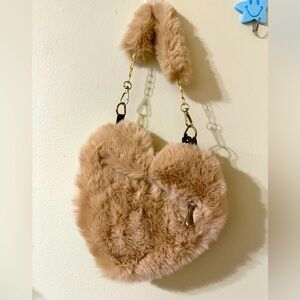 Soft imported fur purse